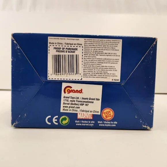 ToyBiz Spiderman & Friends HULK Action Figure Heroes Grand Toys 2003 NIB 70240 - Picture 9 of 10